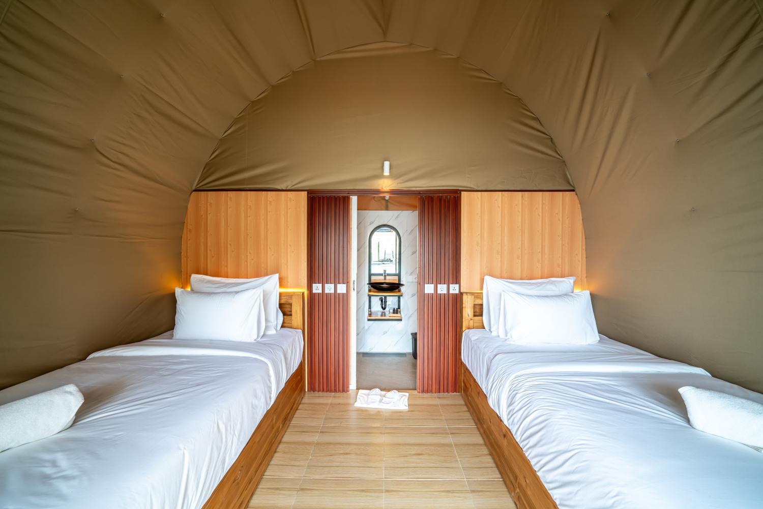 Tente de luxe The Dewi Luxury Glamping And Natural Hotspring